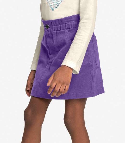 Conjunto Infantil Blusa Com Saia Trick Nick Roxo