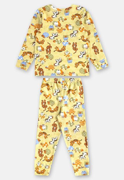 Pijama Longo Infantil Unissex Suedine Up Baby