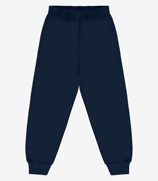 Calça Infantil Moletom Básica Rovitex Kids Azul