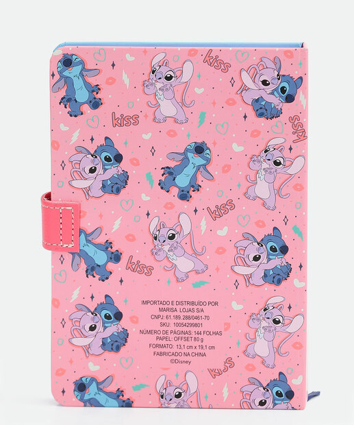 Caderneta Anotações Estampa Stitch Disney  