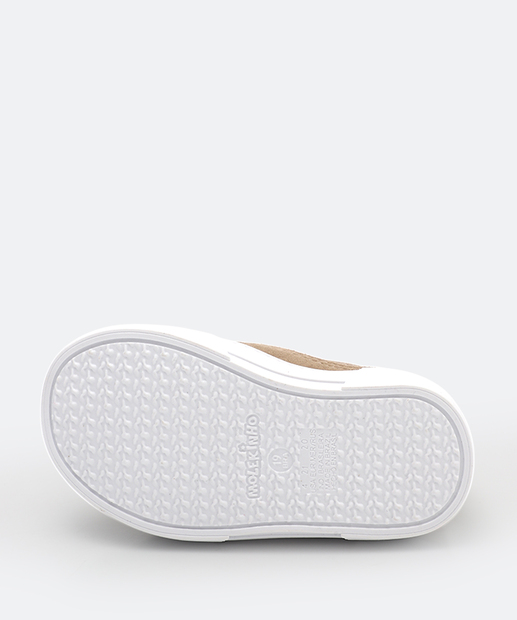 Tênis Infantil Slip On Molekinho 2136172 Bege