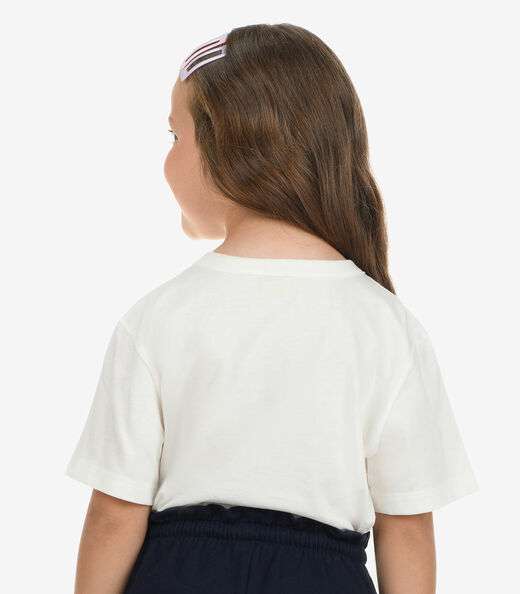 Blusa Meia Malha Menina Rovi Kids Bege