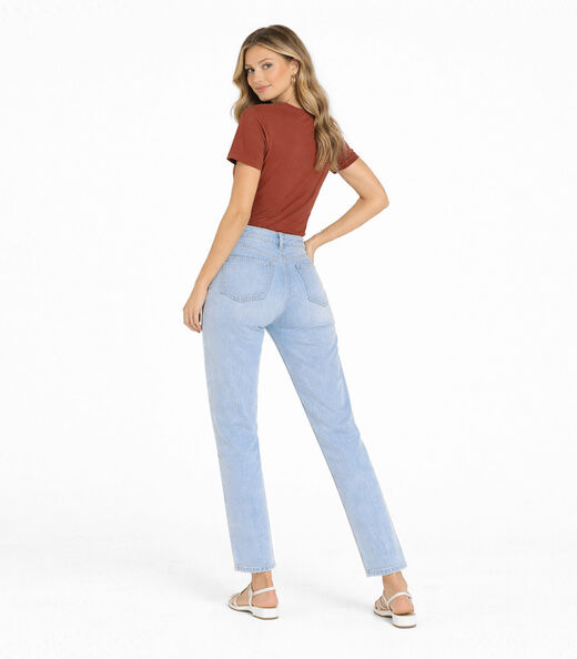 Blusa Feminina Manga Curta Infinita Cor Marrom