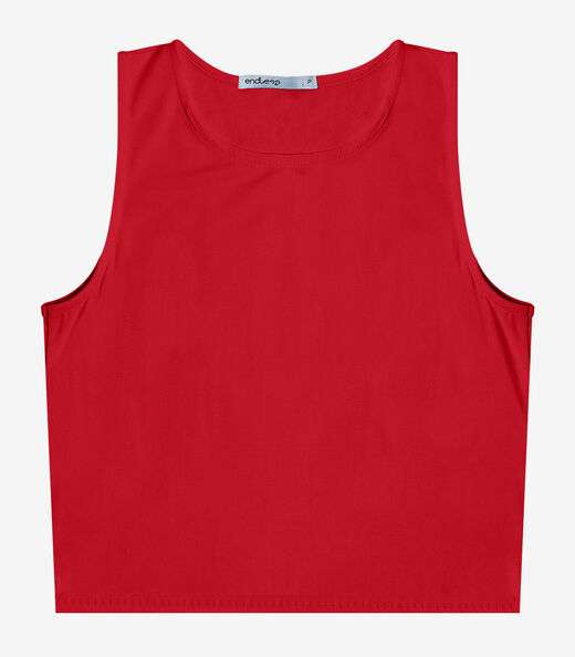 Regata De Viscotorcion Básica Feminina Endless Vermelho