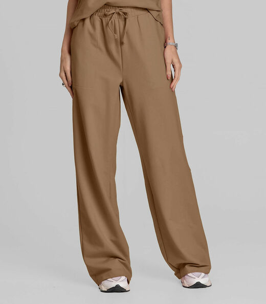 Conjunto Feminino em Molecotton Dianna Marrom