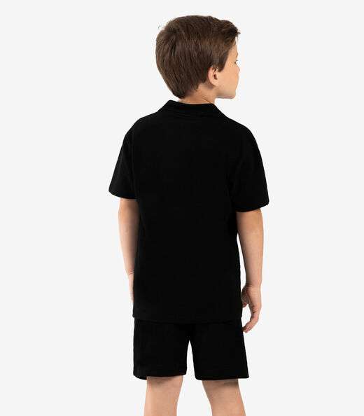 Bermuda Infantil Masculina Malhão Fruit Rovi Kids Preto