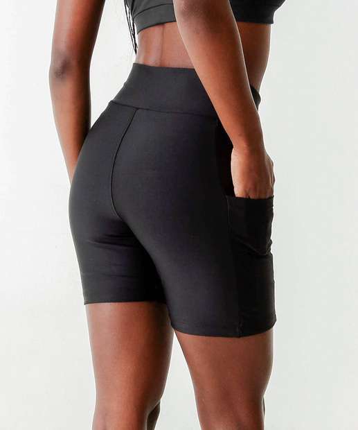 Bermuda Feminina Fitness Bolso Marisa