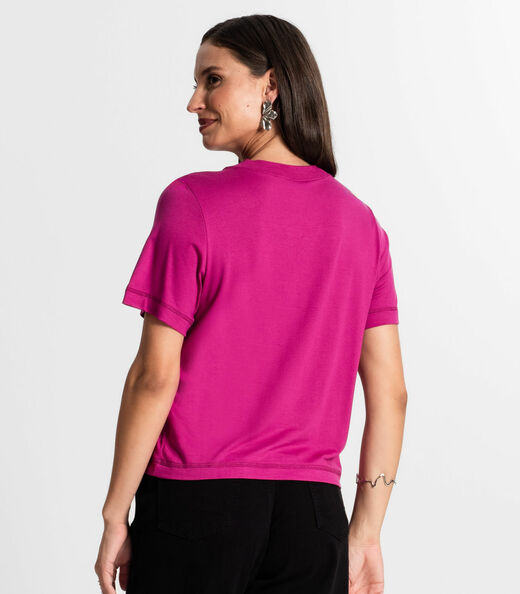 Camiseta Feminina Rovitex Roxo