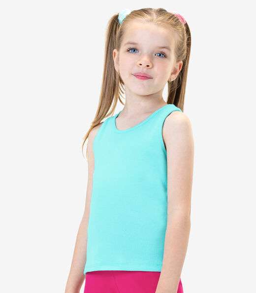 Regata Infantil Feminina Em Ribana Rovi kids Azul