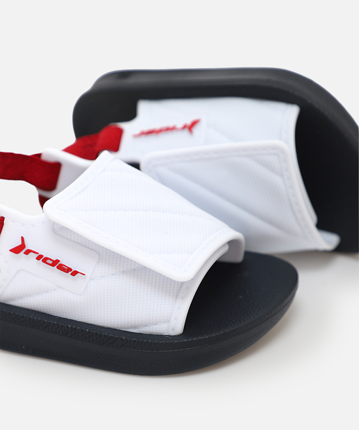 Chinelo Rider Infantil Bebê Street Slide Branco