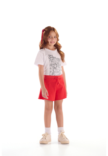 Camiseta Kit Canetinhas Pintar Quimby