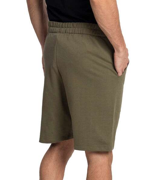 Bermuda Masculina Plus Size Moletom Diametro Verde