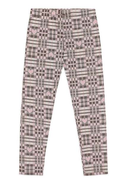 Conjunto Blusão Laço Legging Xadrez Quimby