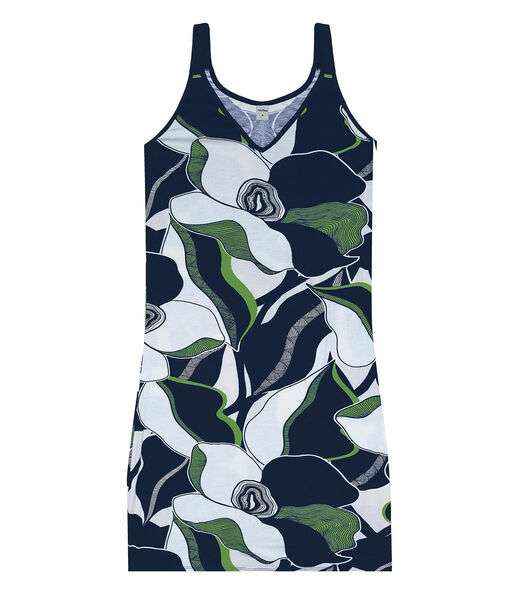 Vestido De Alça Estampado Rovitex Verde