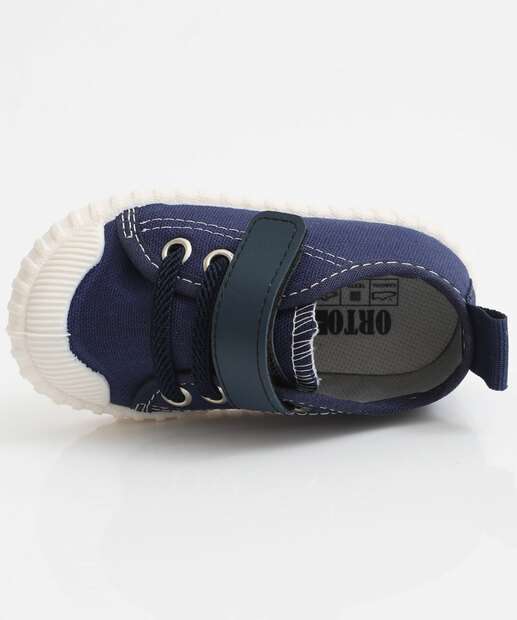 Tênis Infantil Casual Velcro Ortobessa Azul