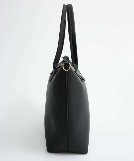 Bolsa De Ombro Tote Feminina Marisa Preto 
