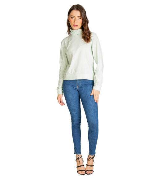 Blusão Gola Alta Infinita Cor Verde