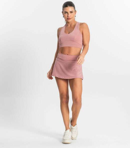 Top Feminino Sem Bojo FTK Fitness Rosa