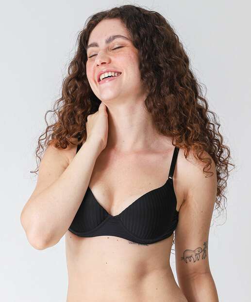 Image_Sutiã Com Base E Com Bojo Canelado Marisa Preto
