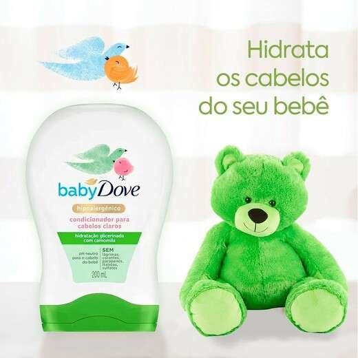 Condicionador Baby Dove Cabelos Claros Hidratação Enriquecida 200ml