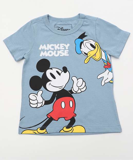 Conjunto Infantil Mickey Disney Tam 1 a 3 Azul