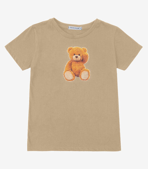 Camiseta Infantil Masculina Trick Nick Marrom