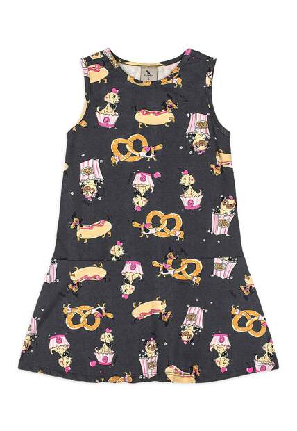 Conjunto Hot Dog Blusão e Vestido Quimby