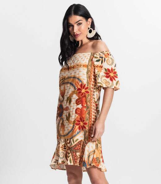 Vestido Ciganinha Infinita Cor Amarelo