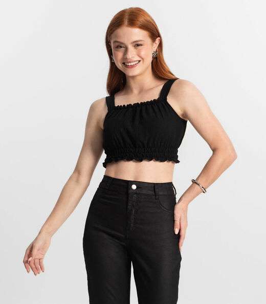 Image_Blusa De Alça Juvenil Feminina Minty Preto