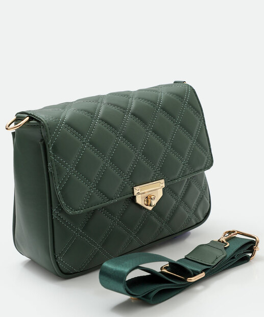 Image_Bolsa Transversal Feminina Matelassê Marisa Preto