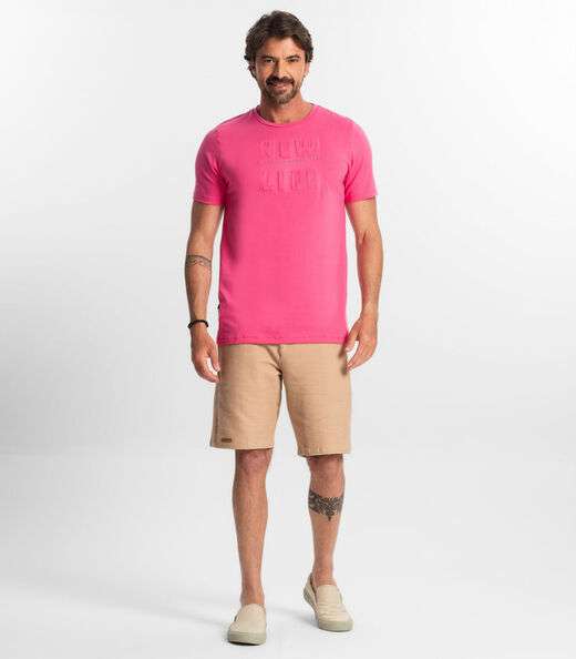 Camiseta Masculina Diametro Rosa
