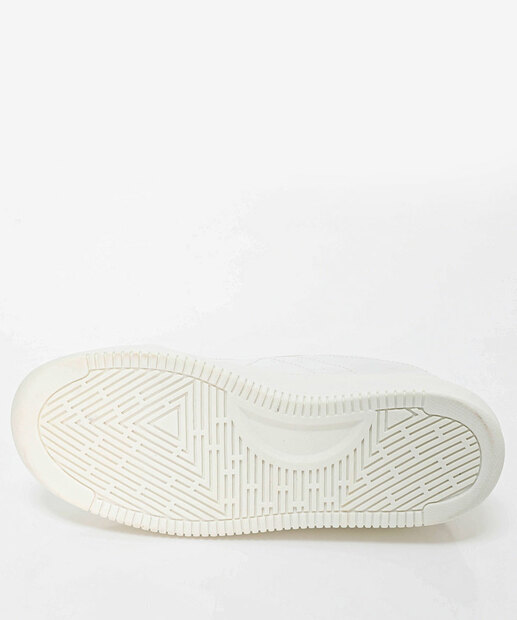 Tênis Feminino Casual Recorte Animal Print Branco