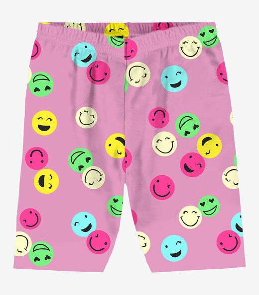 Image_Bermuda Básica Infantil Feminina Rovi Kids Rosa