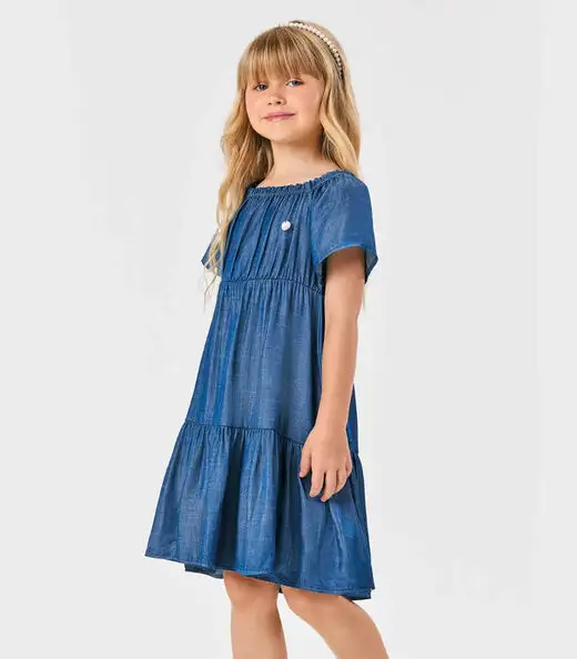 Vestido Liocel Trick Nick Azul