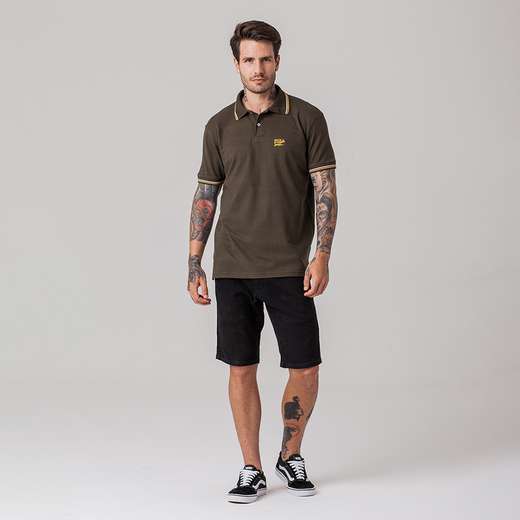 Camisa Polo Masculina Rock e Soda