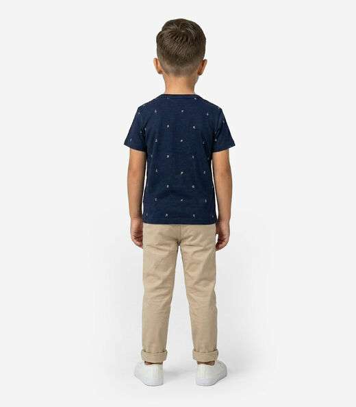 Camiseta Infantil Menino Animais Infinita Cor Azul