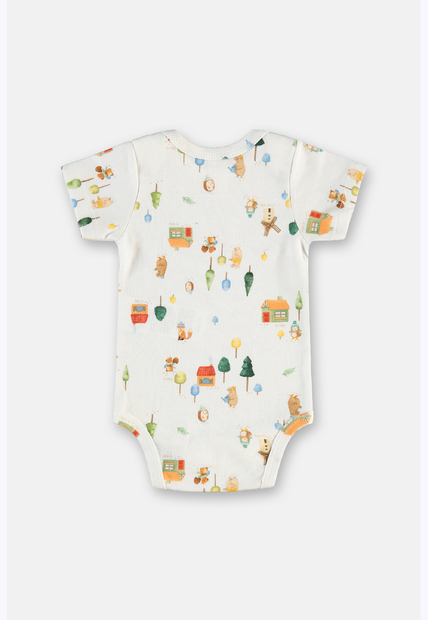 Body Bebê Masculino Suedine Up Baby
