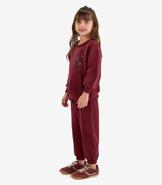 Image_Conjunto Blusão com Calça Moletom Rovi Kids Vermelho
