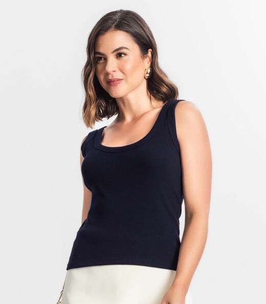 Regata Feminina Básica Select Azul