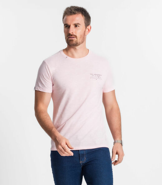 Camiseta Masculina Diametro Rosa
