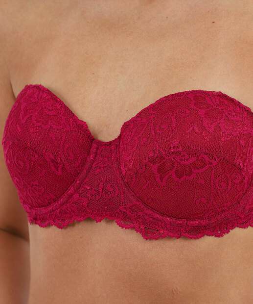 Sutiã de Renda Tomara Que Caia Marisa Rosa