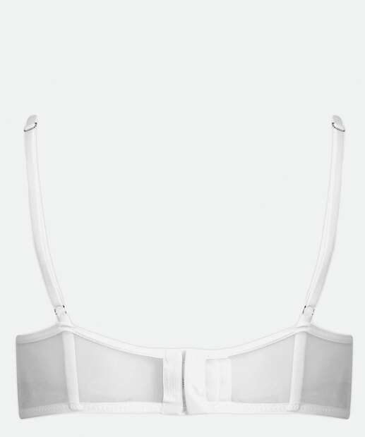 Sutiã Bra Top Tule Bordado Com Bojo Marisa