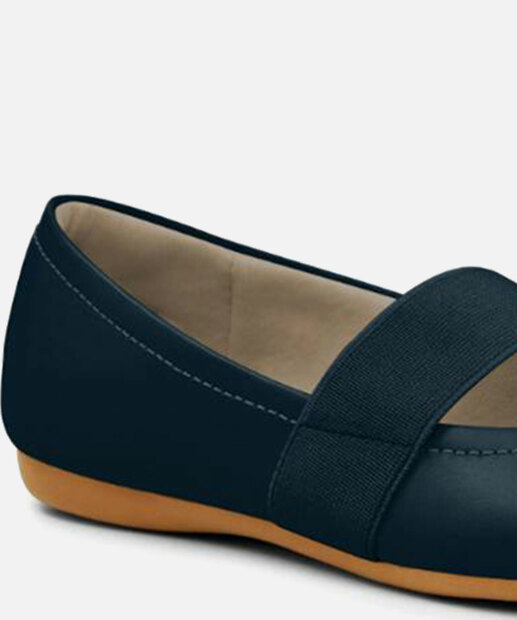 Sapatilha Feminina Bico Fino Elástico Usaflex 