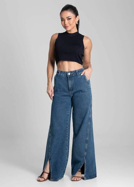 Calça Jeans Sawary Wide Leg - 281716