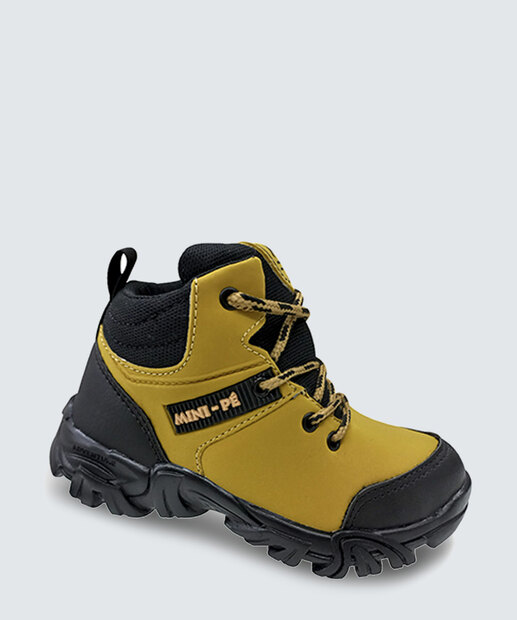 Bota Infantil Cano Curto Tratorado Mini Pé