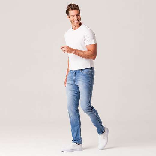 Calça Skinny Masculina Jeans Básica Zune