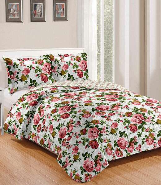 Image_Colcha Solteiro Bouti Patchwork Microfibra Rozac Branco