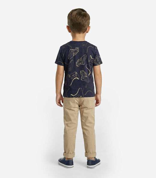 Camiseta Infantil Menino Animais Infinita Cor Azul