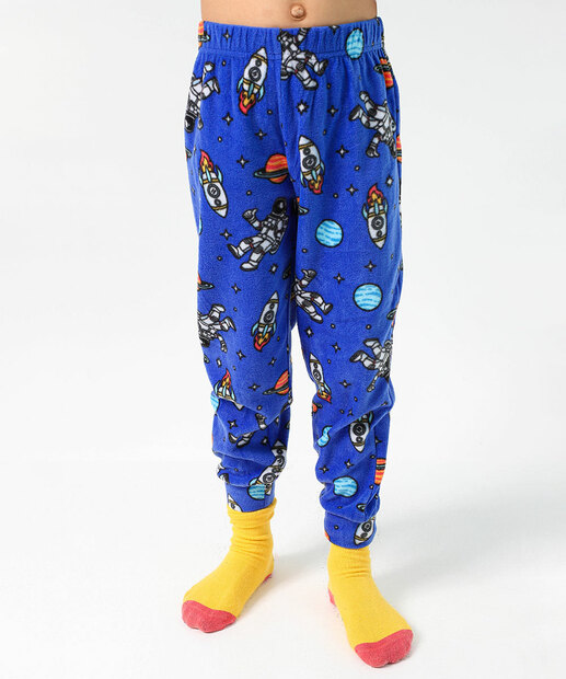 Pijama Infantil Planetas Marisa Tam 04 ao 10 Azul