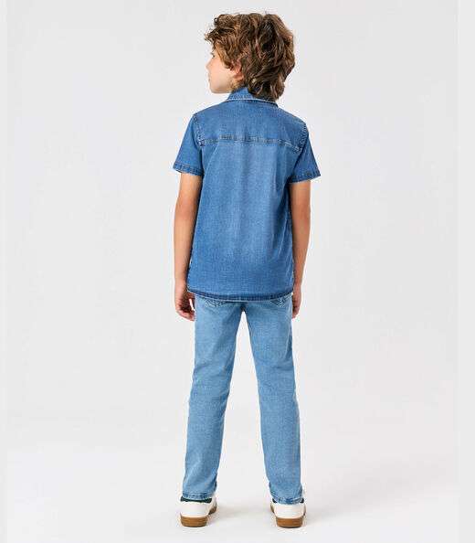 Calça Masculina Jeans Trick Nick Azul